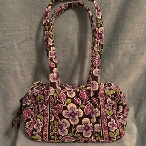 Vera Bradley Purple Floral Shoulder Bag